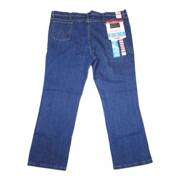 Wrangler Slim Fit Cowboy Cut Premium Performance Jeans 44x30 Flex Moisture Wick - Picture 2 of 12